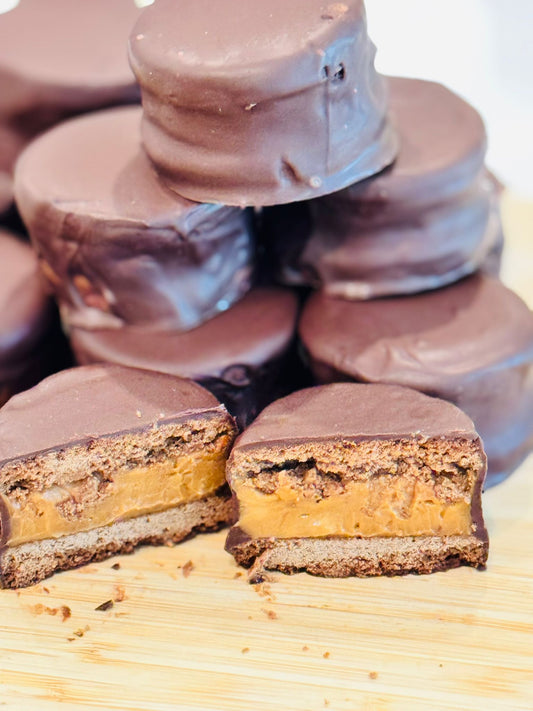 Chocolate-Dipped Alfajor
